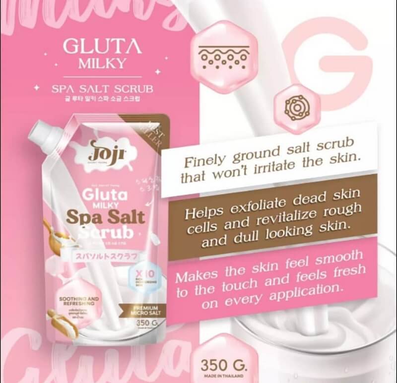 Joji Secret Young Gluta Milky Spa Salt Scrub