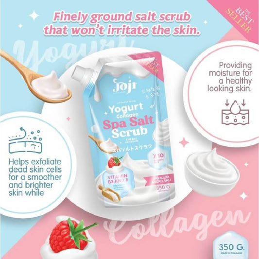 Joji Yogurt Collagen Spa Salt Scrub