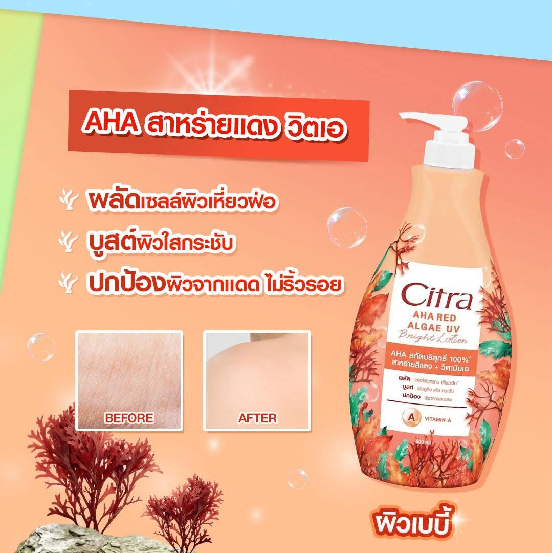 Citra AHA Red Algae UV Bright Lotion