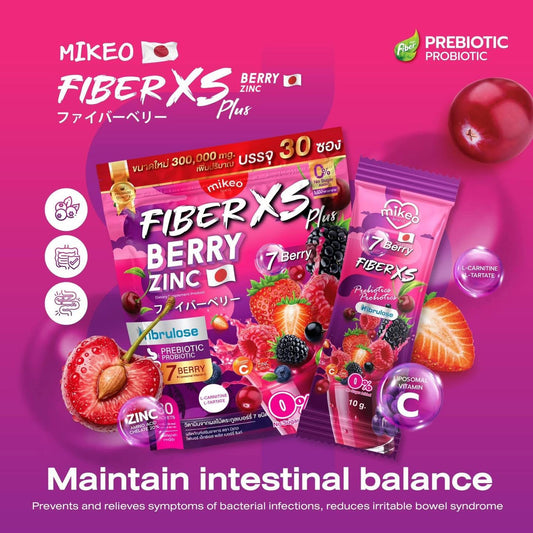 Mikeo Fiber XS Berry Zinc