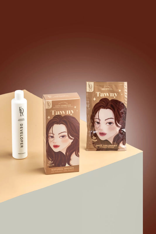Kota Cosmetics hair color cream (Tawny Natural Brown)
