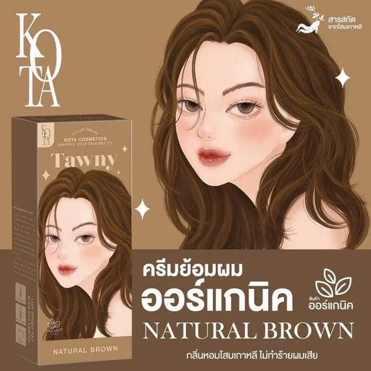Kota Cosmetics hair color cream (Tawny Natural Brown)