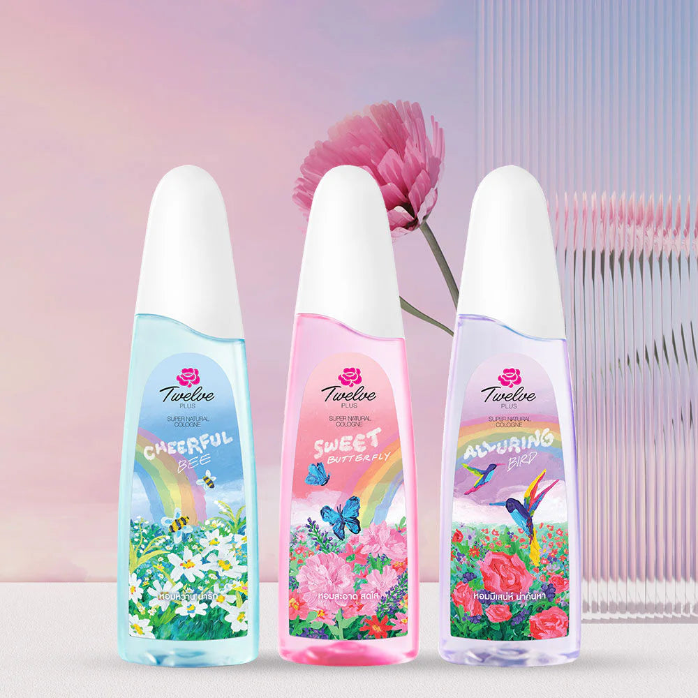 Twelve Plus Super Natural Cologne Butterfly Sweet (Pink) 120ml