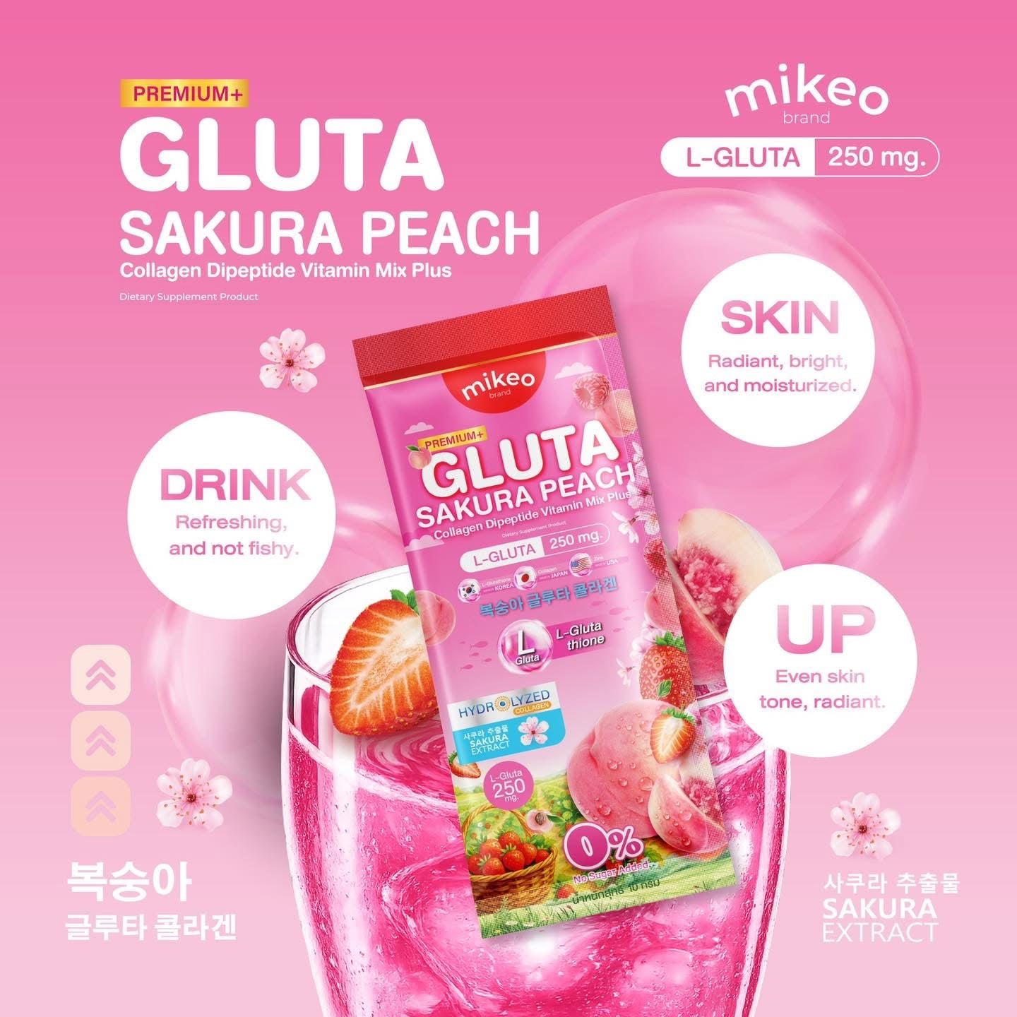 Mikeo Glutan Sakura Peach